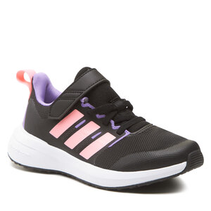 Topánky adidas - Fortarun 2.0 Cloudfoam Sport Running Elastic Lace Top Strap Shoes HR0289 Čierna.