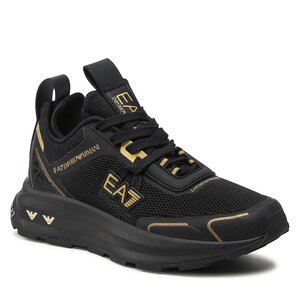 Sneakersy EA7 Emporio Armani - X8X089 XK234 S386 Triple Black/Gold Eb.