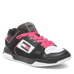 Sneakersy Tommy Jeans - Wmn Skate Low EN0EN02053 Black 0GJ.