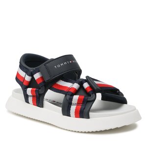 Sandále Tommy Hilfiger - Stripes Sandal T3B2-32905-1355 M Blue 800.