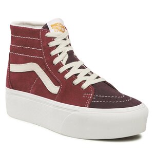 Sneakersy Vans - Sk8-Hi Tapered VN0A7Q5PTWP1 Varsity Suede Tawny Port.