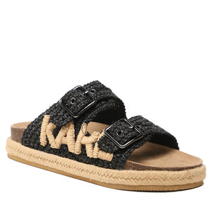 Espadrilky KARL LAGERFELD - KL80205 Black Raffia.