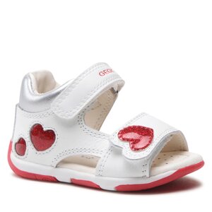Sandále Geox - B Sandal Tapuz Girl B350YD085KCC0050 M White/Red.