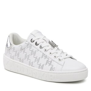 Sneakersy KARL LAGERFELD - KL61013 White Lthr.