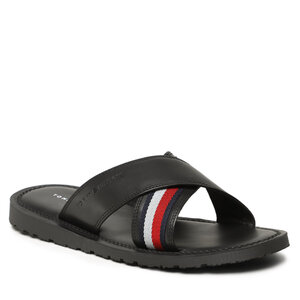 Šľapky Tommy Hilfiger - Criss Cross Sandal FM0FM04457 Black BDS.