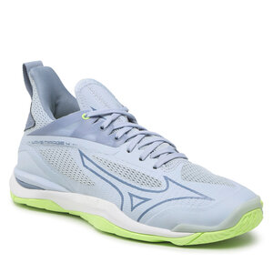 Topánky Mizuno - Wave Miarge 4 X1GB215002 Heather/Subdued Blue/Neo Lime.