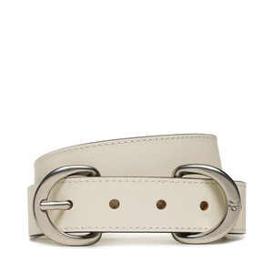 Dámsky opasok Calvin Klein Jeans - Classic Hardware Loop Belt 30mm K60K610361 Ivory YBI.