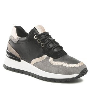 Sneakersy Geox - D Desya A D2600A 08522 C0005 Black/Dk Grey.