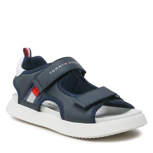 Sandále Tommy Hilfiger - Flag Velcro Sandal T3B2-32906-1355 S Blue 80.