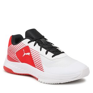 Topánky Puma - Varion Jr 106585 07 Puma White/Blk/High Risk Red.