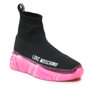 Sneakersy LOVE MOSCHINO - JA15463G1GIZC00A Nero/Fuxia.