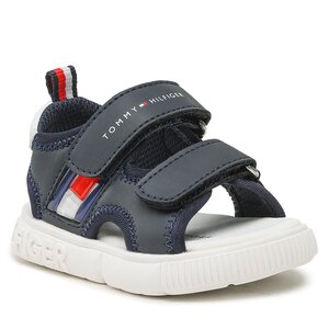 Sandále Tommy Hilfiger - Flag Velcro Sandal T1B2-32900-1355 M Blue 800.