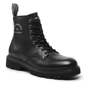 Outdoorová obuv KARL LAGERFELD - KL11850 Black Lthr.
