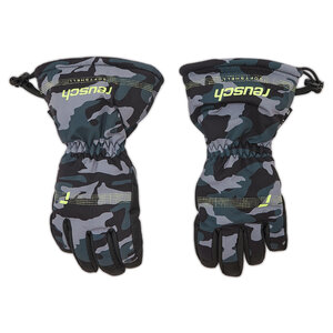 Lyžiarske rukavice Reusch - Maxi R-Tex Xt 6285215 Black/Grey Camou 7696.