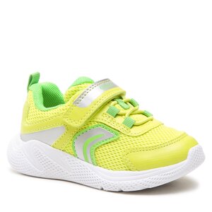 Sneakersy Geox - B Sprintye Boy B254UC014CEC0795 S Lime/Silver.