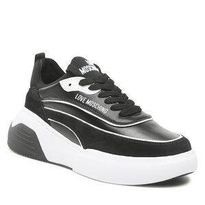 Sneakersy LOVE MOSCHINO - JA15845G0FJH400A Nero/Bianco.