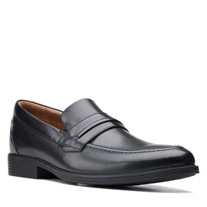 Poltopánky Clarks - Whiddon Loafer 26158005 Black Leather.