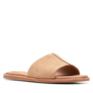 Sandále Clarks - Karsea Mule 26166690 Light Tan Suede.