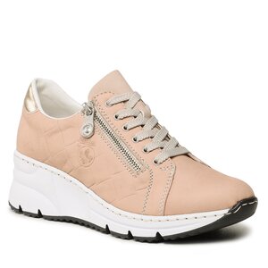 Sneakersy Rieker - N6305-60 Beige.