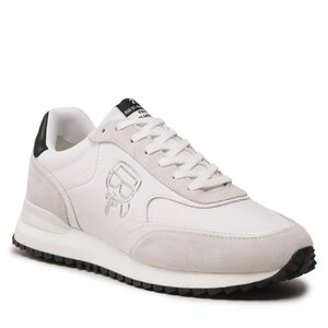 Sneakersy KARL LAGERFELD - KL52932 White Lthr & Suede.