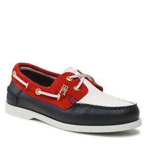 Poltopánky Tommy Hilfiger - Th Boat Shoe Rwb FW0FW07169 Rwb 0GYGR.