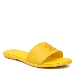 Šľapky Tommy Hilfiger - Th Pop Mule FW0FW07097 Vivid Yellow.
