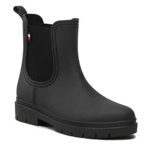 Gumáky Tommy Hilfiger - Matt Ankle Rainboot With Elastic FW0FW06897 Black BDS.
