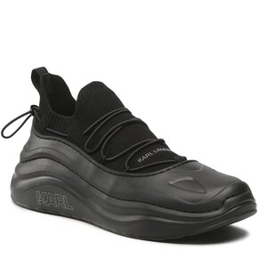 Sneakersy KARL LAGERFELD - KL52725 Black Wool Mono.
