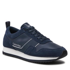 Sneakersy Calvin Klein - Low Top Lace Up Lth HM0HM00881 Calvin Navy DW4.