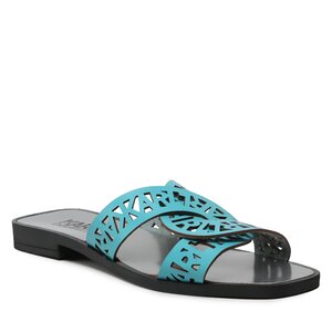 Šľapky KARL LAGERFELD - KL80429 Turquoise Lthr.