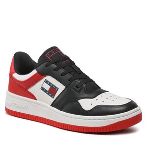 Sneakersy Tommy Jeans - Basket Leather EM0EM01162 Deep Crimson XNL.