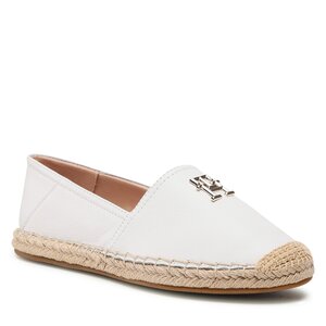 Espadrilky Tommy Hilfiger - Essential Leather Espadrille FW0FW07100 Ecru YBR.