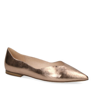 Baleríny Caprice - 9-22110-20 Rosegold Met.