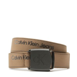 Pánsky opasok Calvin Klein Jeans - Plaque Logo Webbing Belt 38Mm K50K510473 GC7.
