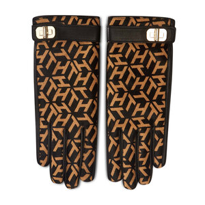 Dámske rukavice Tommy Hilfiger - Turnlock Monogram Gloves AW0AW09246 0F4.