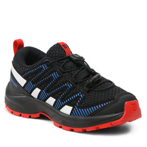 Topánky Salomon - Xa Pro V8 J L47141300 Black/Lapis Blue/Fiery Red.