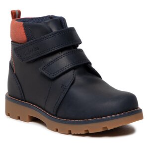 Šnurovacia obuv Clarks - Heath Strap K 261692687 Navy.