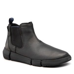 Členková obuv s elastickým prvkom Geox - U Adacter H B U26F6B 000CL C9999 Black.