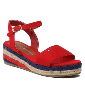 Espadrilky Tommy Hilfiger - Rope Wedge T3A7-32778-0048 M Red 300.
