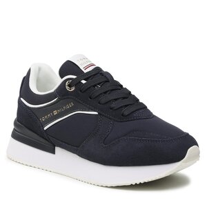 Sneakersy Tommy Hilfiger - Elevated feminine runner FW0FW06949 Space Blue DW6.