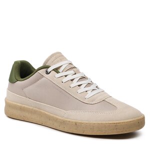 Sneakersy Tommy Hilfiger - Court Sneaker Mix Cup FM0FM04484 Stone AEP.