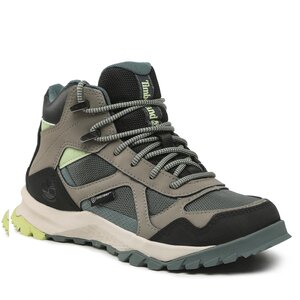 Trekingová obuv Timberland - Lincoln Pk Lite Mid TB0A29MK1101 Md Grey Lthr W Grn.