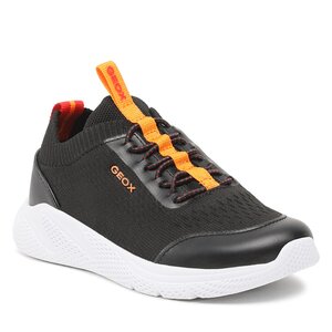 Sneakersy Geox - J Sprintye Boy J25GBA0006KC0038 S Black/Orange.