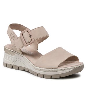 Sandále Rieker - 66466-60 Beige.