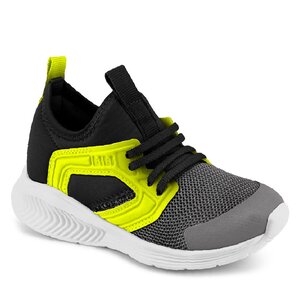 Sneakersy Bibi - Fly Baby 1186025 Graphite/Black/Yellow Fluor.