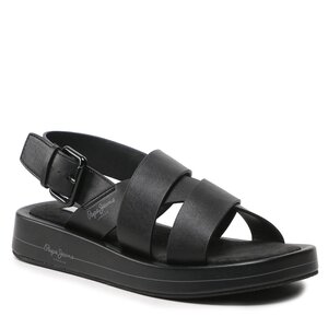 Sandále Pepe Jeans - Summer Block PLS90578 Black 999.