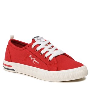 Sneakersy Pepe Jeans - Brady Basic Boy PBS30549 Red 255.