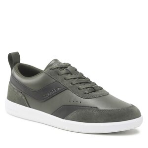 Sneakersy Calvin Klein - Low Top LAce Up Lth Mix HM0HM00851 Olive Mix 0H8.