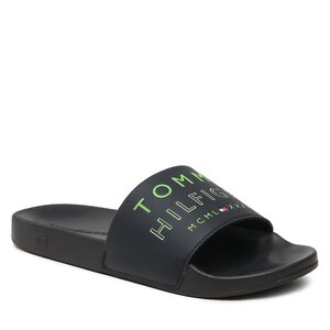 Šľapky Tommy Hilfiger - Embossed Pool Slide FM0FM04463 Desert Sky DW5.