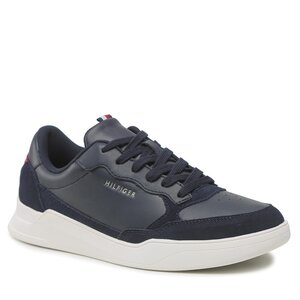 Sneakersy Tommy hilfiger - Elevated Cupsole Leather Mix FM0FM04358  Desert Sky YBI.